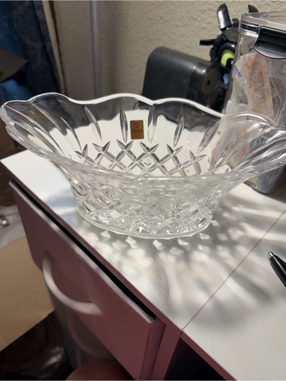 Clear Crystal Decorative Bowl - Clear